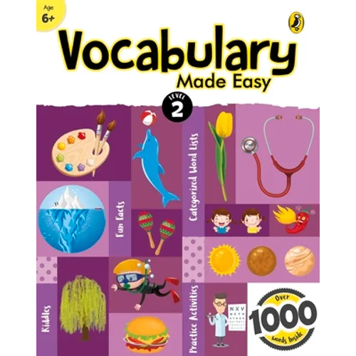 Vocabulary Made Easy Level 2: Fun, Interactive English Vocab Builder, Activity & Practice Book with Pictures for Kids 6+, Collection of 1000+ Everyday - Paperback