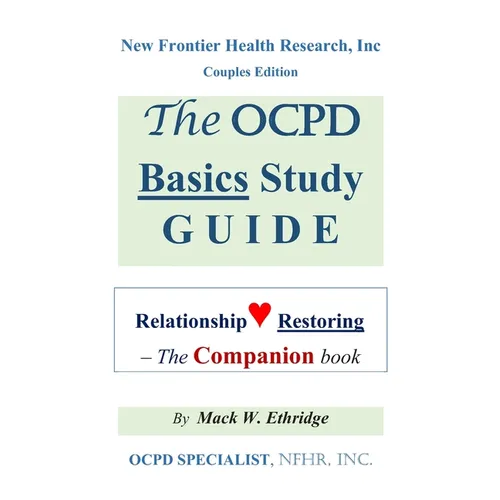 The OCPD Basics Study Guide: Relationship Restoring - The Companion book - Paperback