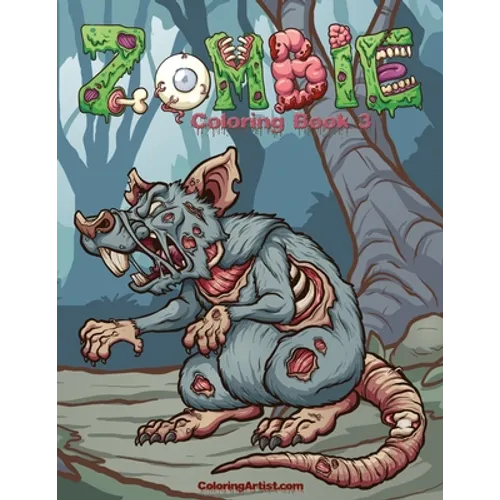 Zombie Coloring Book 3 - Paperback