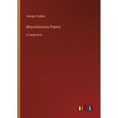 Miscellaneous Poems: in large print - Paperback