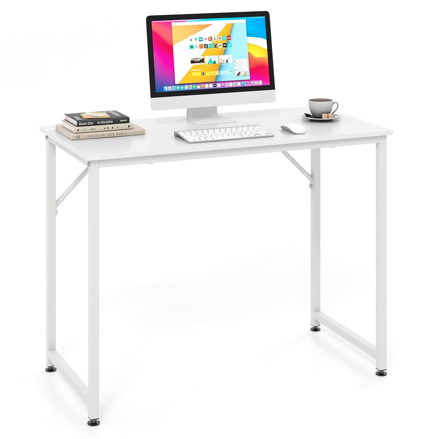 L Shaped Computer Desk and Writing Workstation for Home and Office