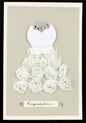 Handmade Embellished Card Collection - Wedding Day Brides Dress