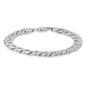 Ladies 18k Gold Plated Brass Curb Bracelet