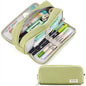 Large Capacity 3 Compartment Pouch Pencil Case