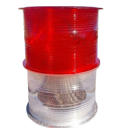 Large Nautical Marine Lens Red & Clear