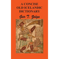 A Concise Dictionary of Old Icelandic - Hardcover