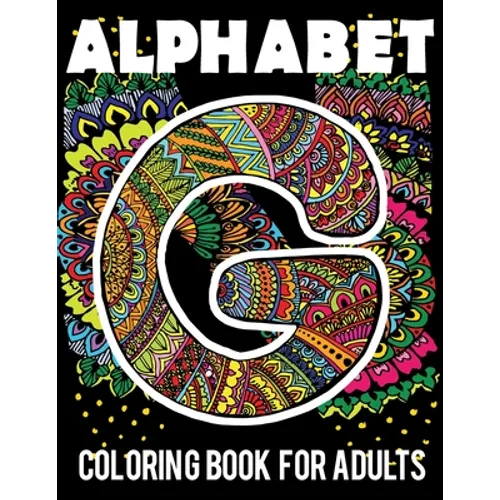 Coloring book: Alphabet coloring book for adults - Paperback
