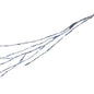 6 Foot Pre-Lit LED Twinkle Silver Branch Garland