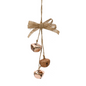 Bells with Burlap Ribbon -