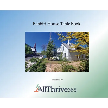 Babbitt House Table Book - Hardcover