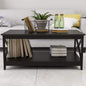 Lecut 39.56” L Concise Style Coffee Table Oxford Console Table