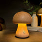 LED Rechargeable Creative Mushroom Table Lamp