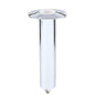 Lee's 0 Degree Stainless Steel Swivel Base Flush Mount Rod Holder - Medium - 2" OD X 6.5" Tube f/ Small Bent Butts