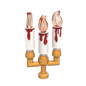 Halloween Candelabra (White) -  Custom Printed Minifig Accessory - Made Using LEGO® Parts