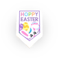 Hoppy Easter Banner Flag - Custom Printed - Made Using a LEGO® Tile