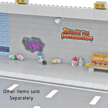 Spray Paint Can (Red) - Custom Printed Minifig Accessory - Made Using LEGO® Parts