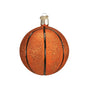 Basketball Glass Ornament