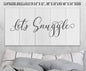 Let's Snuggle - Canvas