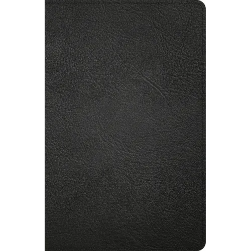 NASB Large Print Personal Size Reference Bible, Black Genuine Leather, Indexed - Leather