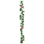 Whimsical Holly Garland - Candy Cane Accents