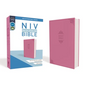 NIV, Value Thinline Bible, Imitation Leather, Pink - Imitation Leather
