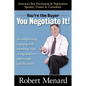 You're the Buyer-You Negotiate It! - Paperback