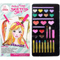 Lil Me Makeup Artist Sketch Set with 10 Design Sketch Sheets