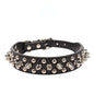 Spiked Studded Leather Dog Collar Rivets Pet Small Large Cat Pit Bull Adjustable