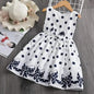 Little Girls' Dress Sundress Polka Dot Casual Lace Trims Print