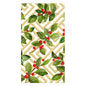 Holly and Fretwork Guest Towel / Buffet Napkin