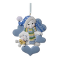 Baby's 1st Christmas - Snowman Ornament - Blue