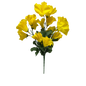 15-Inch Faux Yellow Petunias