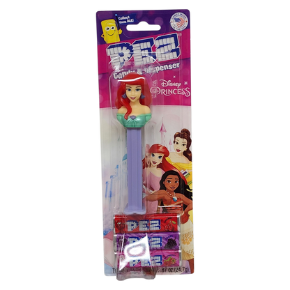 Pez 'Disney Princess' Dispenser with 3 Candy rolls - Ariel - Green Dress
