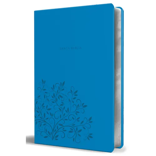 Biblia Reina Valera 1960 Letra Grande. Símil Piel Azul, Tamaño Manual / Spanish Holy Bible Rvr 1960. Handy Size, Large Print, Blue Leathersoft - Paperback