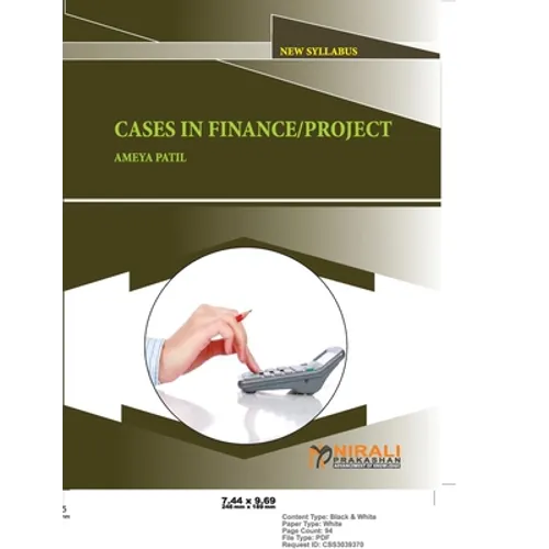 Cases in Finance / Project - Paperback