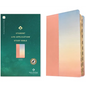 NLT Student Life Application Study Bible, Filament Enabled (Leatherlike, Ombre Pink, Indexed, Red Letter) - Imitation Leather