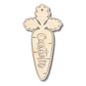 Unfinished Wood Layered Custom Name Carrot Gift Tags | 4 Options | 3 Piece | 4"-6" Tall | 1/8" Wood | Wood Craft DIY
