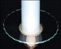 Single Glass Bobeche - Clear Cut Rim