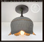 Lotus Galvanized Ceiling Light