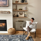 Modern Lounge Chair with Removable Cushion