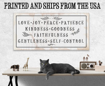 Love Joy Peace - Canvas