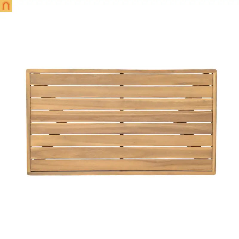 Outdoor Loveseat Set Acacia Wood Coffee Table