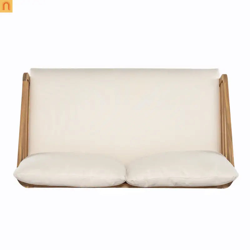Outdoor Loveseat Set Acacia Wood Coffee Table
