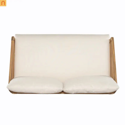 Outdoor Loveseat Set Acacia Wood Coffee Table