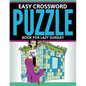 Easy Crossword Puzzle Book For Lazy Sunday - Paperback