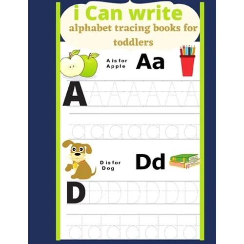 I cant write alphabet tracing books for toddlers: Trace Letters Alphabet Handwriting Practice workbook for kids - Paperback