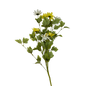 20 inch Faux White and Yellow Sunny Day Daisy Bouquet