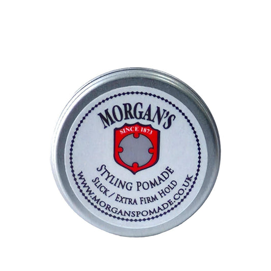 Morgan's Slick Extra Label Hair Pomade for Men - Strong Hold, Sleek Finish - 0.51 fl oz