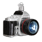 Camera  Glass Ornament
