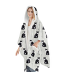 Snuggs Wrap - Black and White Cat